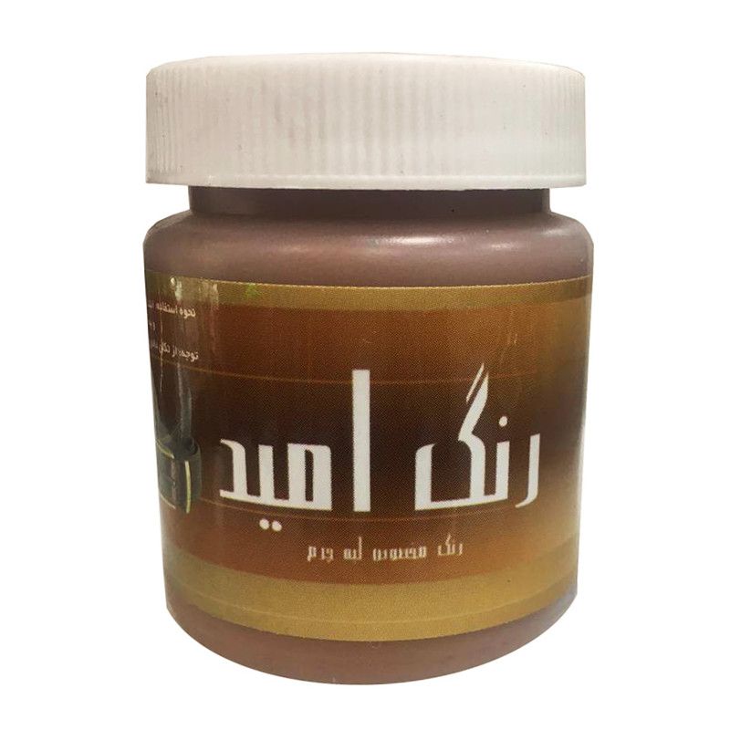 محلول رنگ سفید لبه چرم امید مدل o wht100 حجم 100 میلی لیتر