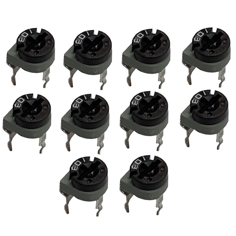 مقاومت پتانسیومتر 10 کیلو اهم کد wh o2 103 بسته 10 عددی