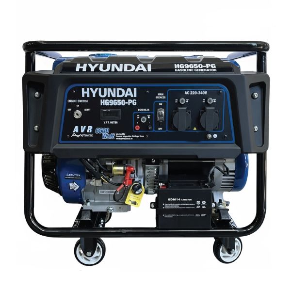 موتور برق بنزینی 14 اسب بخار هیوندای مدل hg9650pg
