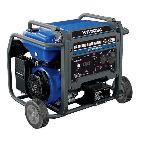 موتور برق بنزینی 6.5 اسب بخار هیوندای مدل ژنراتور hg 8556
