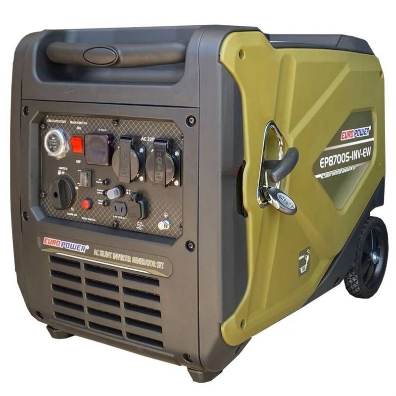 موتور برق بنزینی 8 اسب بخار یورو پاور مدل ep8700s inv ew r ng