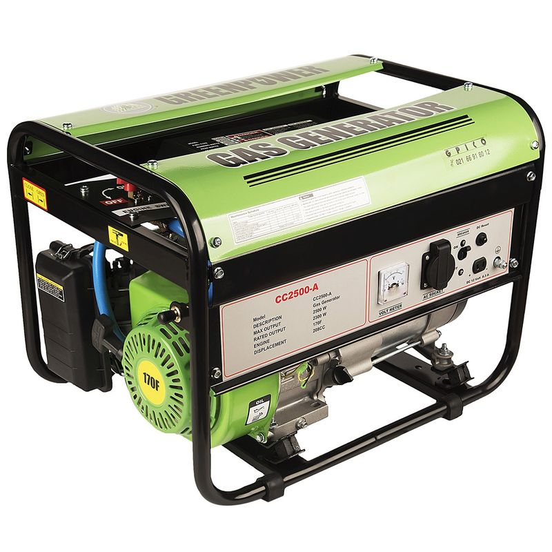 موتور برق گازسوز گرین پاور مدل cc2500a ng lpg b