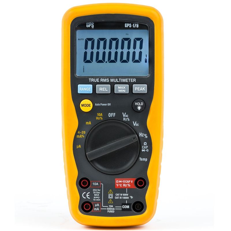 مولتی متر جی پی اس لیمیتد مدل gps 179 پرتابل 4.5 دیجیت ip67
