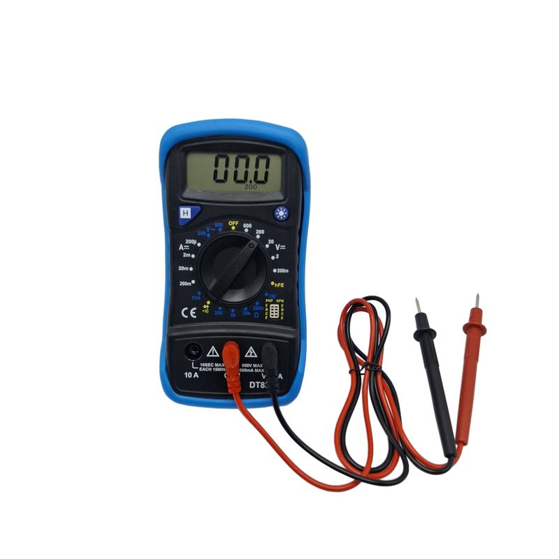 مولتی متر دیجیتال 10 آمپر باس مدل dt830l