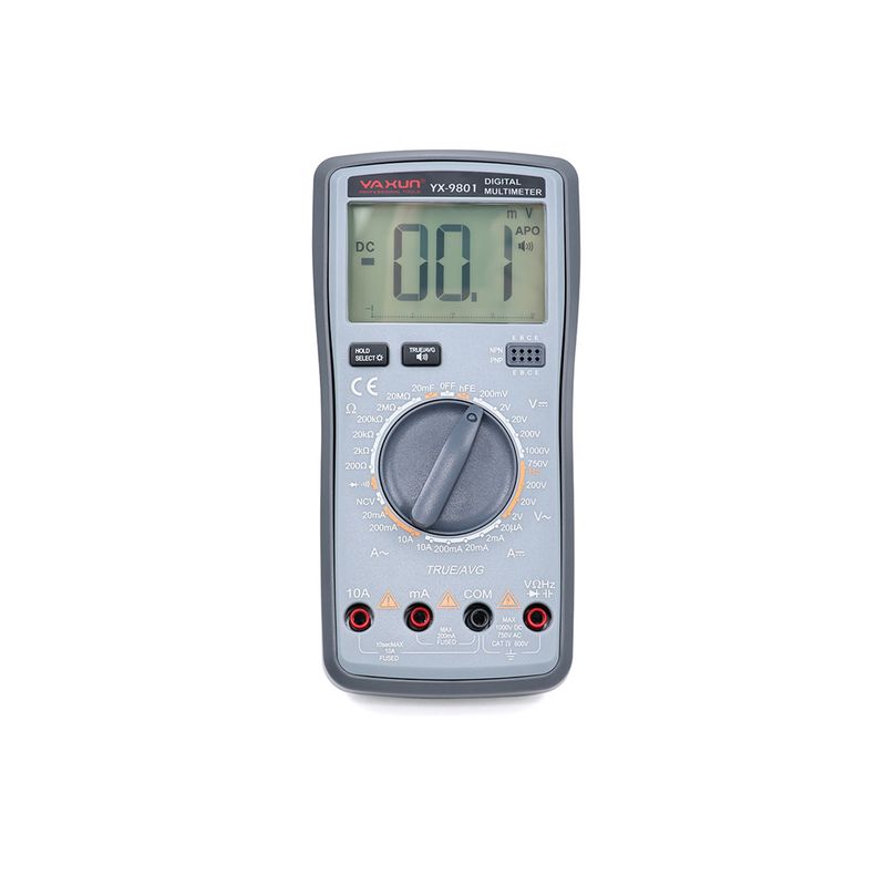 مولتی متر دیجیتال 10 آمپر یاکسون مدل yx 9801