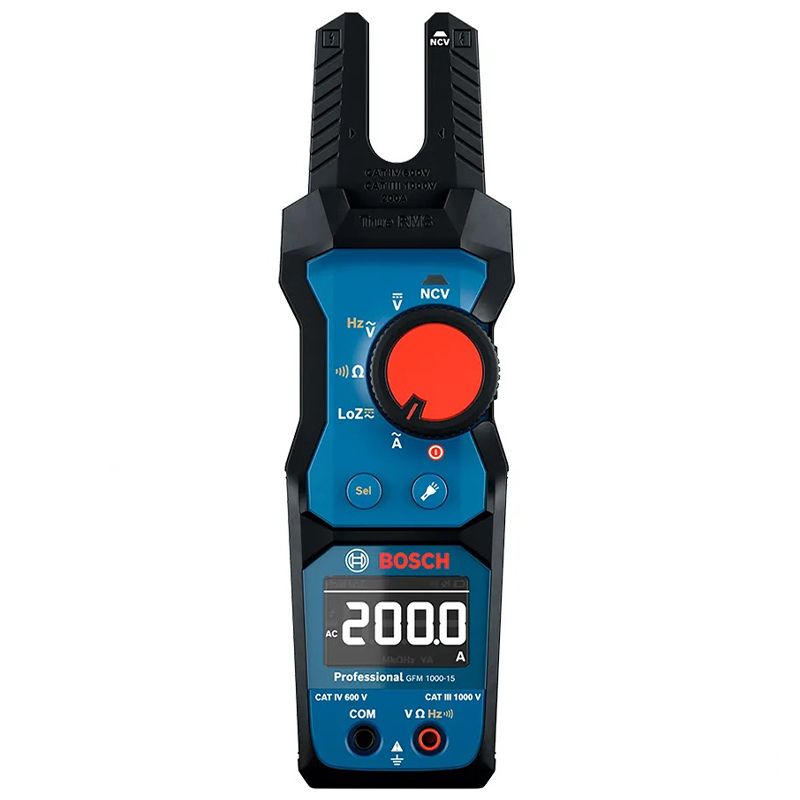 مولتی متر دیجیتال 200 آمپر بوش مدل فوق حرفه ای هوشمند کد gfm 1000 15 professioanl extra