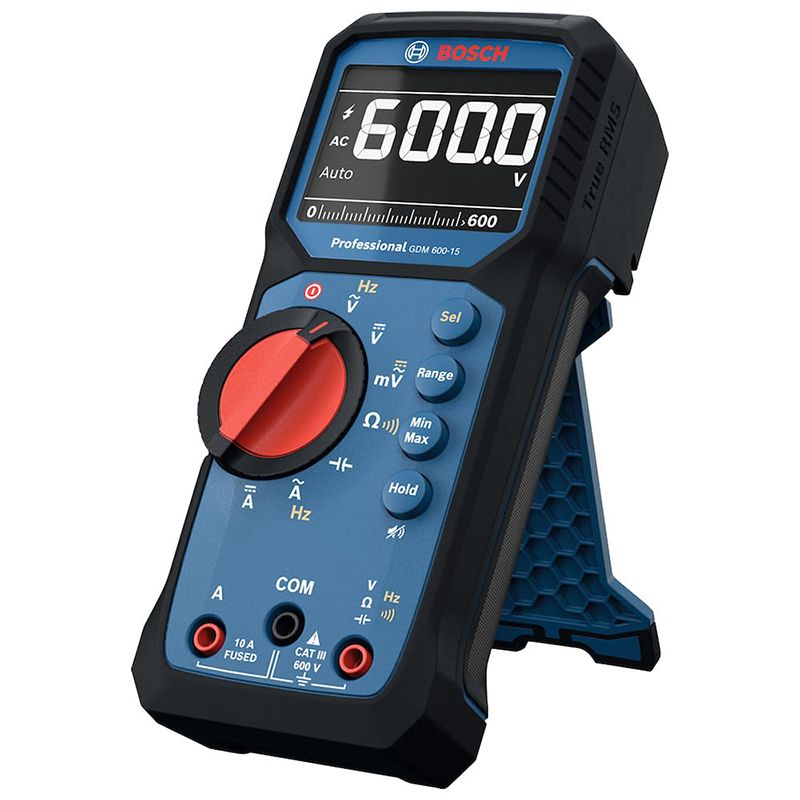 مولتی متر دیجیتال 600 ولت بوش مدل فوق حرفه ای کد cat lll 600v extra