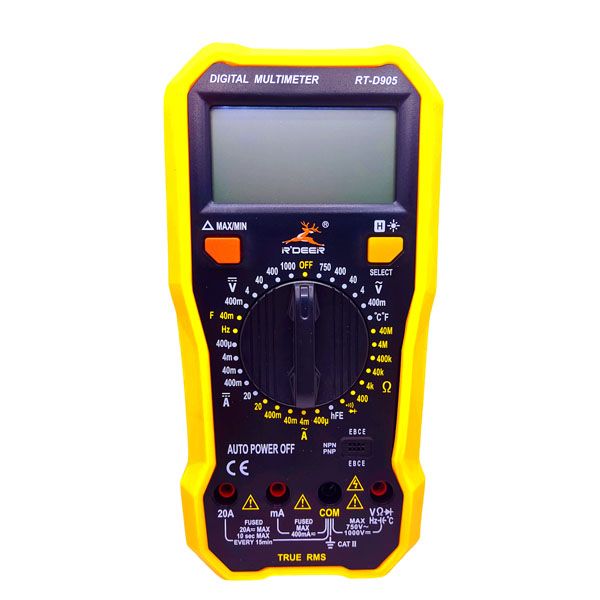 مولتی متر دیجیتال آردیر مدل rt d905