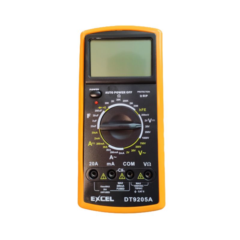 مولتی متر دیجیتال اکسل مدل dt9205a