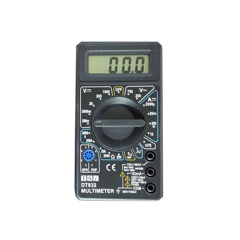 مولتی متر دیجیتال تی اس آی مدل dt832