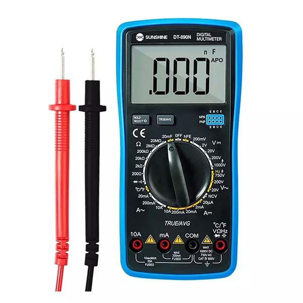 مولتی متر دیجیتال سانشاین مدل dt 890n