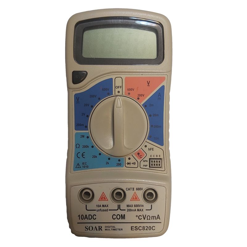 مولتی متر دیجیتال سوآر مدل dt 820c