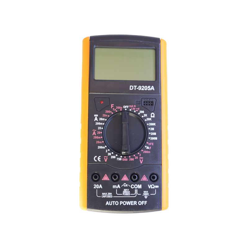 مولتی متر دیجیتال مدل 9205a