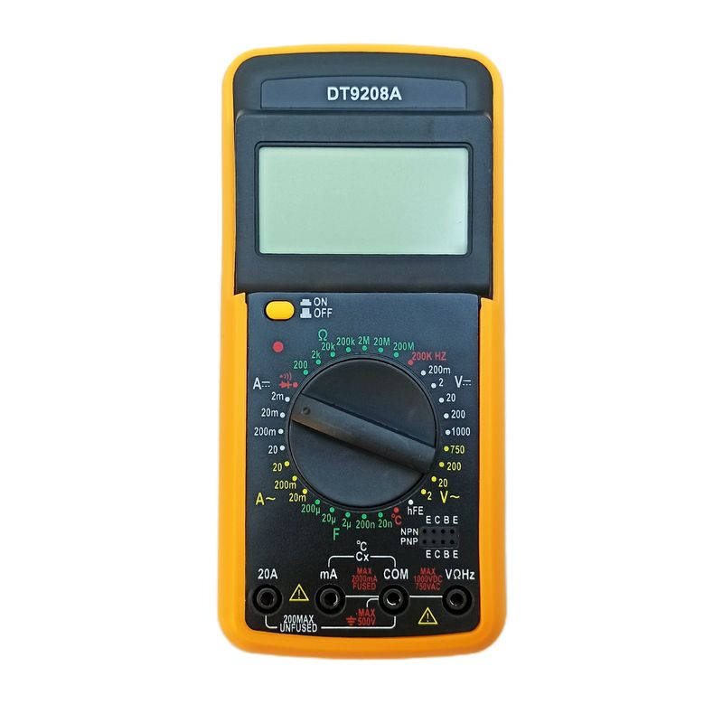مولتی متر دیجیتال مدل dm dt 9208a