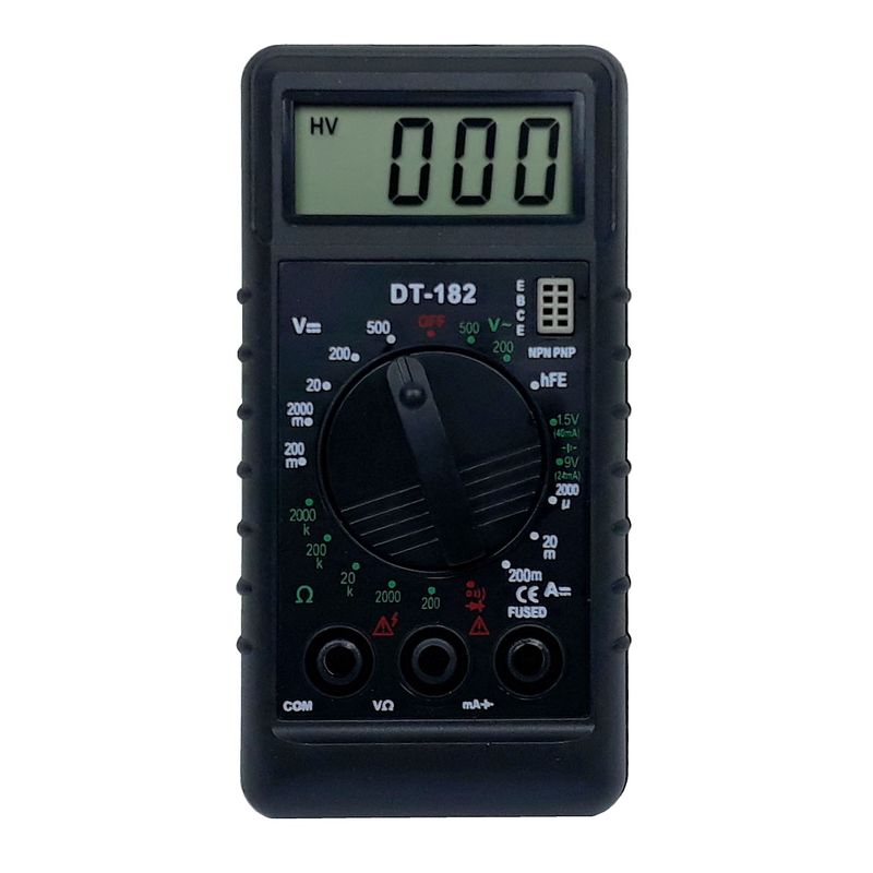 مولتی متر دیجیتال مدل dt 182