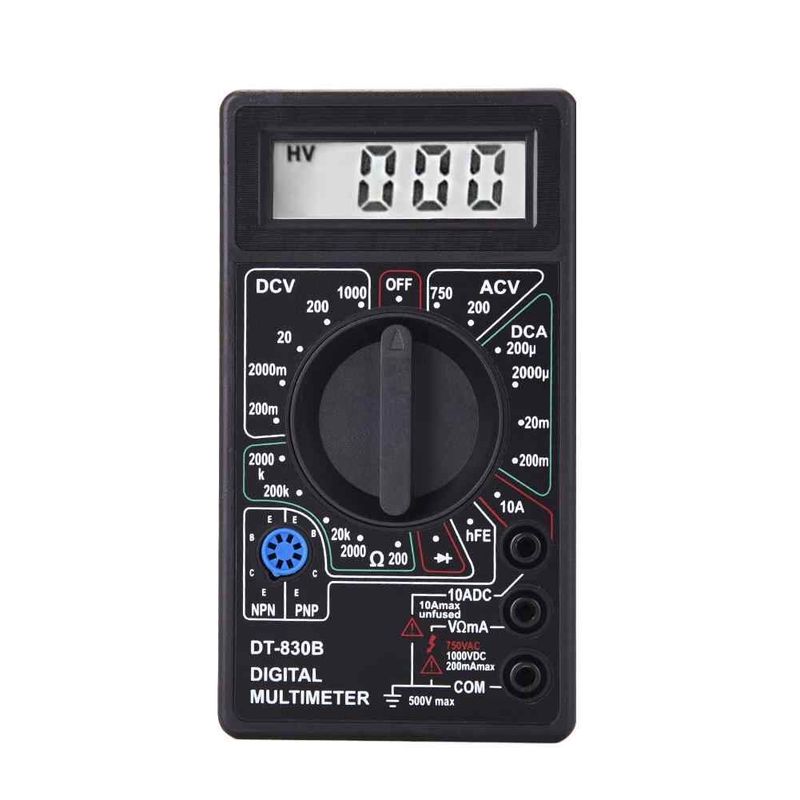 مولتی متر دیجیتال مدل dt 830b