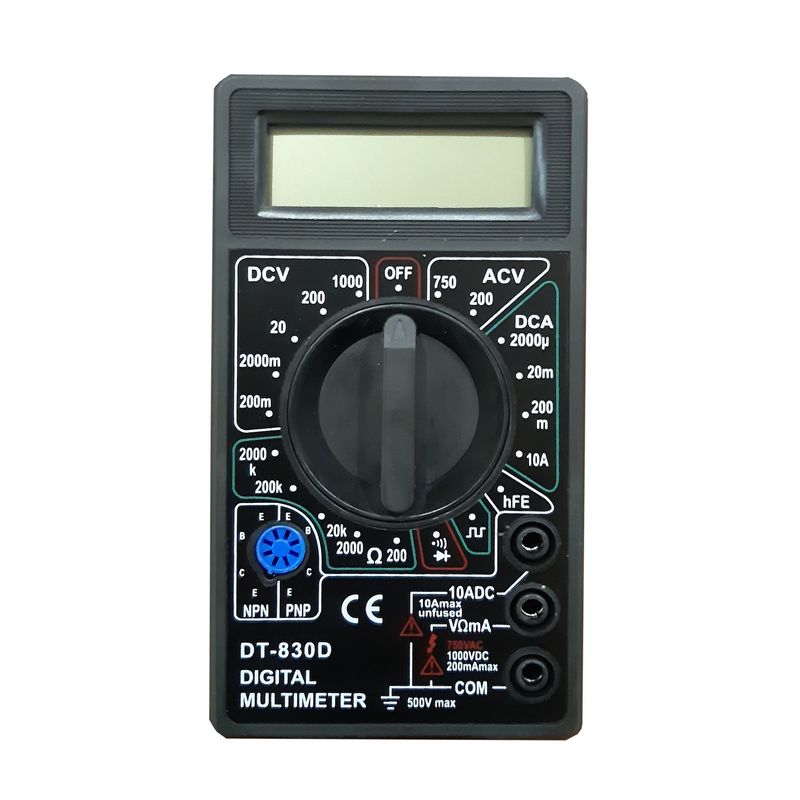 مولتی متر دیجیتال مدل dt 830d