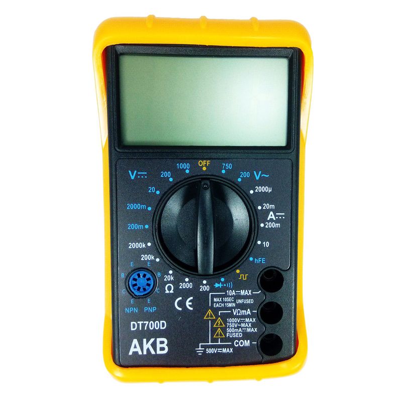 مولتی متر دیجیتال مدل dt700d