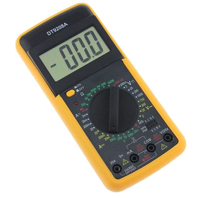مولتی متر دیجیتال مدل dt9208