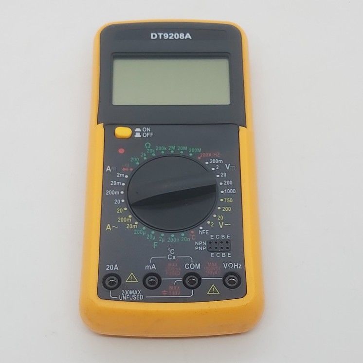 مولتی متر دیجیتال مدل dt9208a
