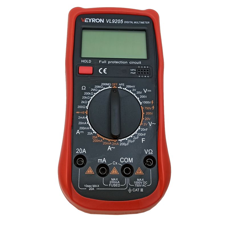 مولتی متر دیجیتال ویرون مدل vl 9205a