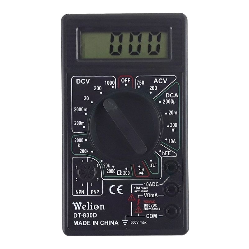 مولتی متر دیجیتال ویلیون مدل dt830d