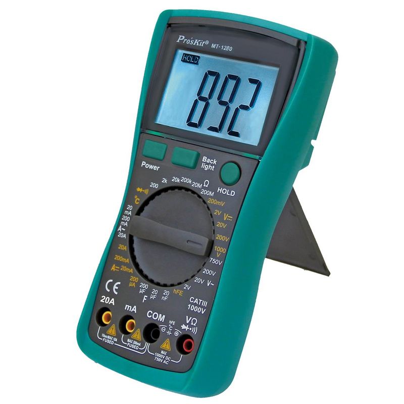 مولتی متر دیجیتال پروسکیت مدل mt 1280