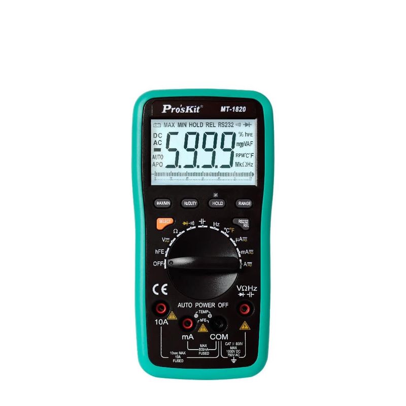 مولتی متر دیجیتال پروسکیت مدل mt 1820
