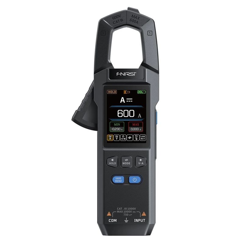 مولتی‌ متر کلمپی دیجیتال 600 آمپر فنیرسی مدل dmc 100