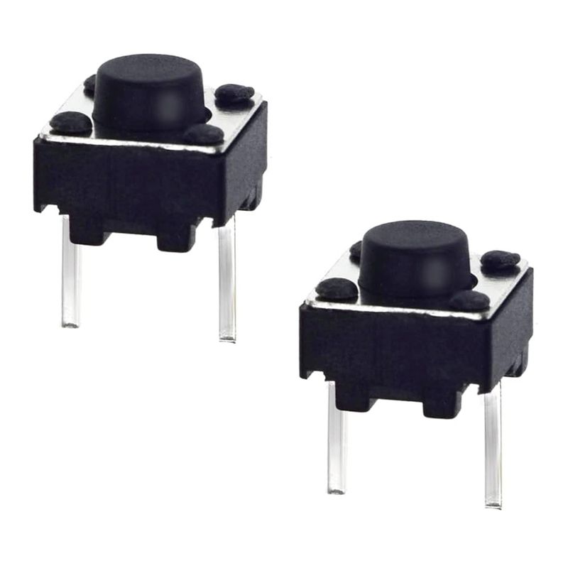میکرو سوئیچ مدل vertical 6×6×6 2p بسته 2 عددی