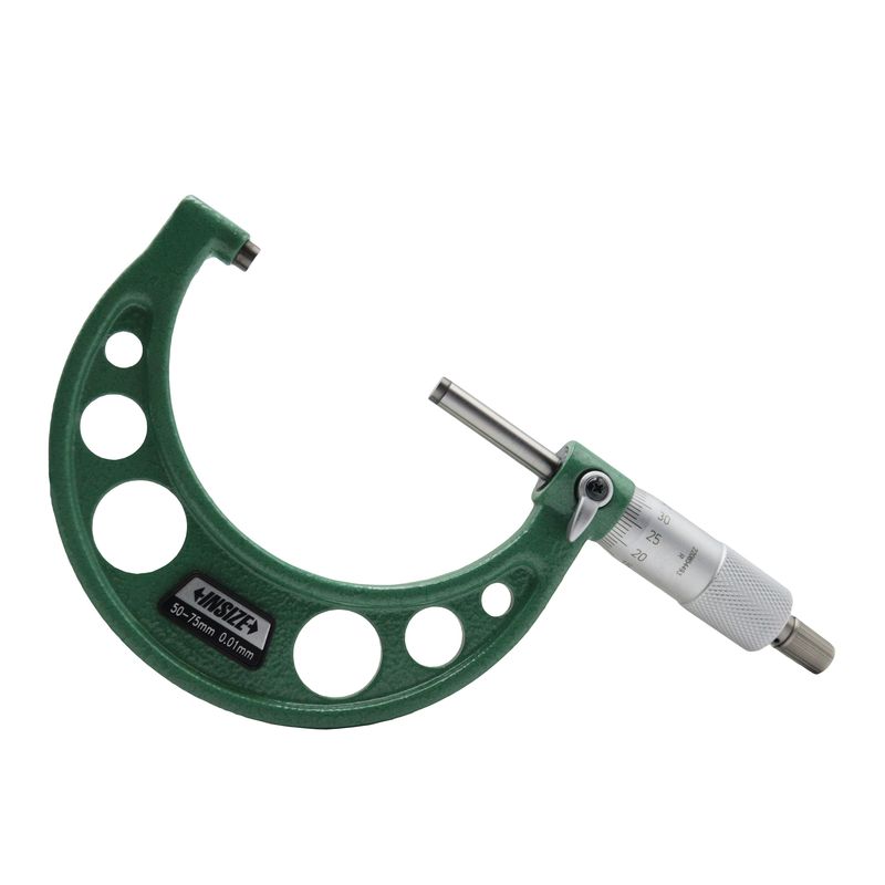 میکرومتر بیرون سنج اینسایز مدل yp 3203 25a 50 75x0.01mm گستره 50 75 میلی متر
