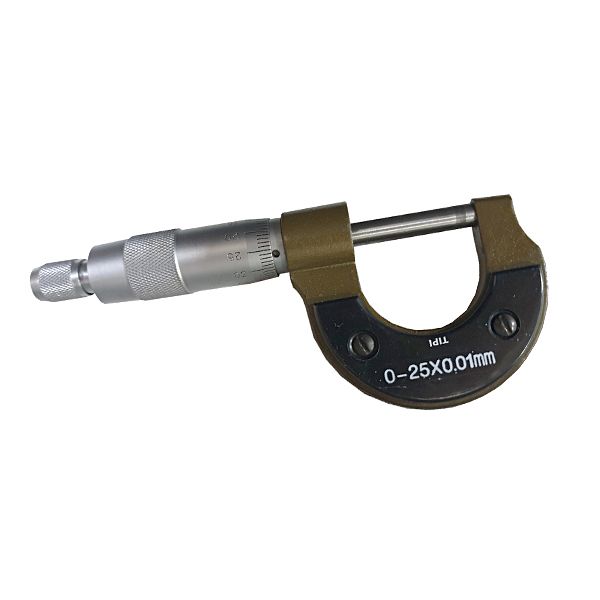میکرومتر خارج سنج تی پی کد rstv00777 گستره 0 25 میلیمتر