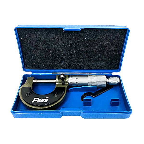 میکرومتر خارج سنج فرد کد fd0044 گستره 25 0 میلیمتر