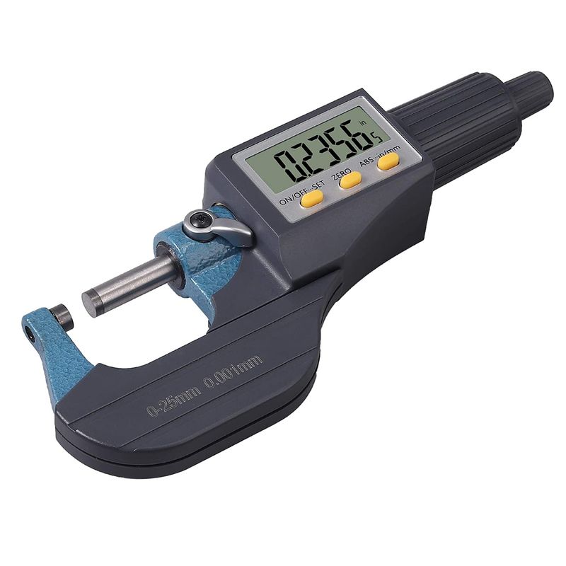 میکرومتر دیجیتالی مدل mq  5 گستره 0 25 میلیمتر