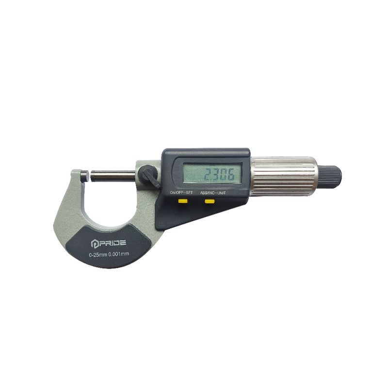 میکرومتر پراید مدل p8008 25 گستره 25 0 میلیمتر