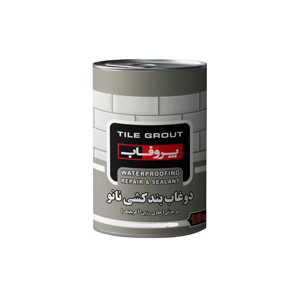 نانو دوغاب بندکشی دوجزئی پروفاب مدل gr ngrout وزن 1.5 کیلوگرم