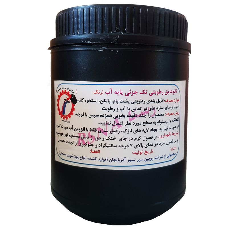 نانوعایق رطوبتی تک جزئی پایه آب رسنا کد ins 1 وزن 1 کیلوگرم