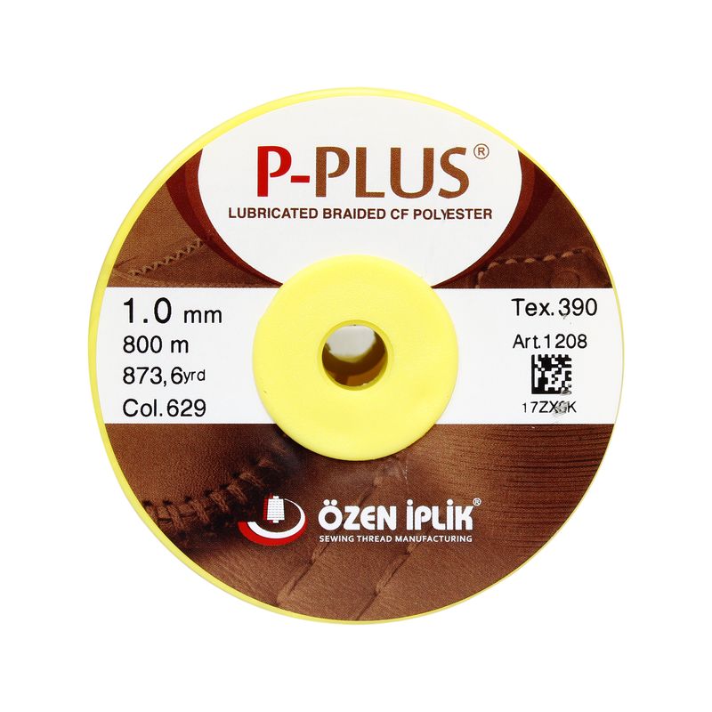 نخ بافت چرم اوزن ایپلیک مدل p plus کد 629 سایز 1 طول 800 متری