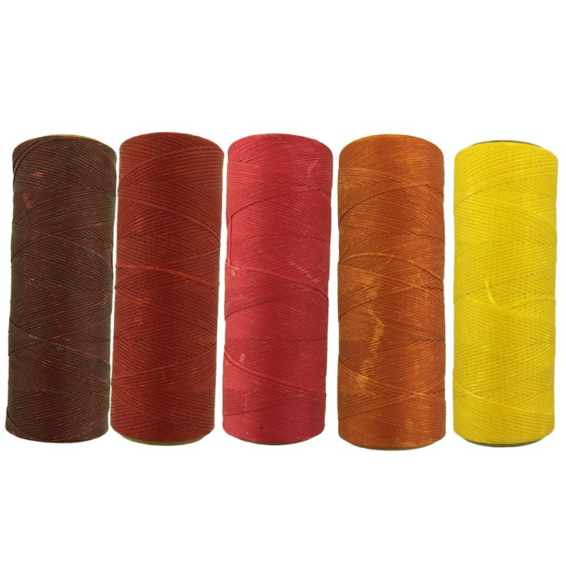 نخ موم دار کد ysn0.6m5red طول 100 متر بسته 5 عددی