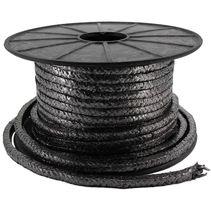 نخ پکینگ گرافیت خالص نسوز مدل 8*8 وزن 2 کیلوگرم