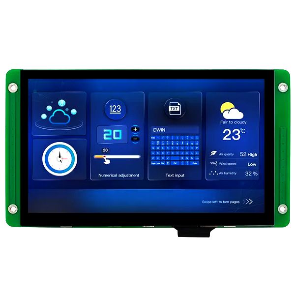 نمایشگر 7 اینچ صنعتی hmi دوئین مدل dmg10600t070_09w