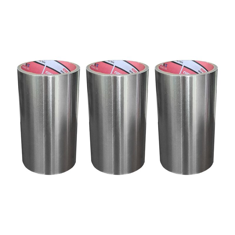 نوار چسب آلومینیوم چمفیکس مدل f2m عرض 15 سانتی متر بسته 3 عددی