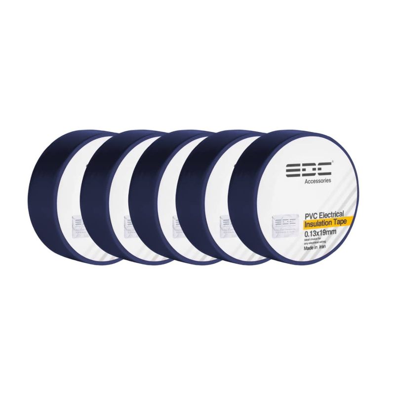 نوار چسب برق ای دی سی مدل pvc بسته 5 عددی