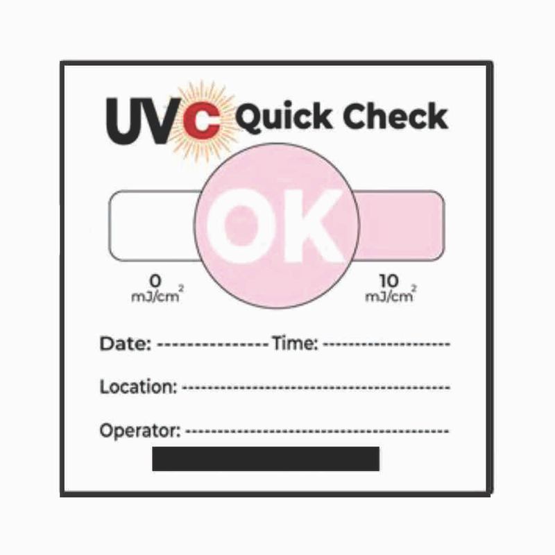 نورسنج uvc  مون لایت مدل quick check بسته 100 عددی
