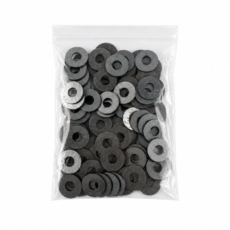 واشر مدل تخت سایز 8 میلیمتر بسته 100 عددی