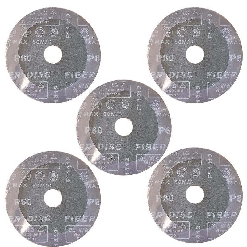 ورق سنباده دیسکی اورینت کرافت مدل d115p60 بسته 5 عددی