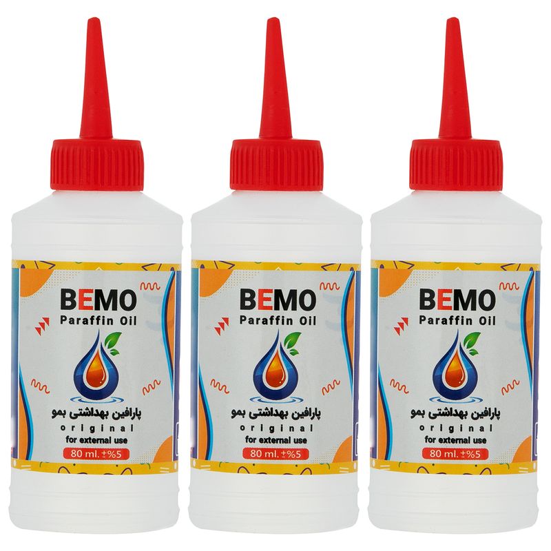 پارافین بمو مدل b100 حجم 80 میلی لیتر بسته 3 عددی