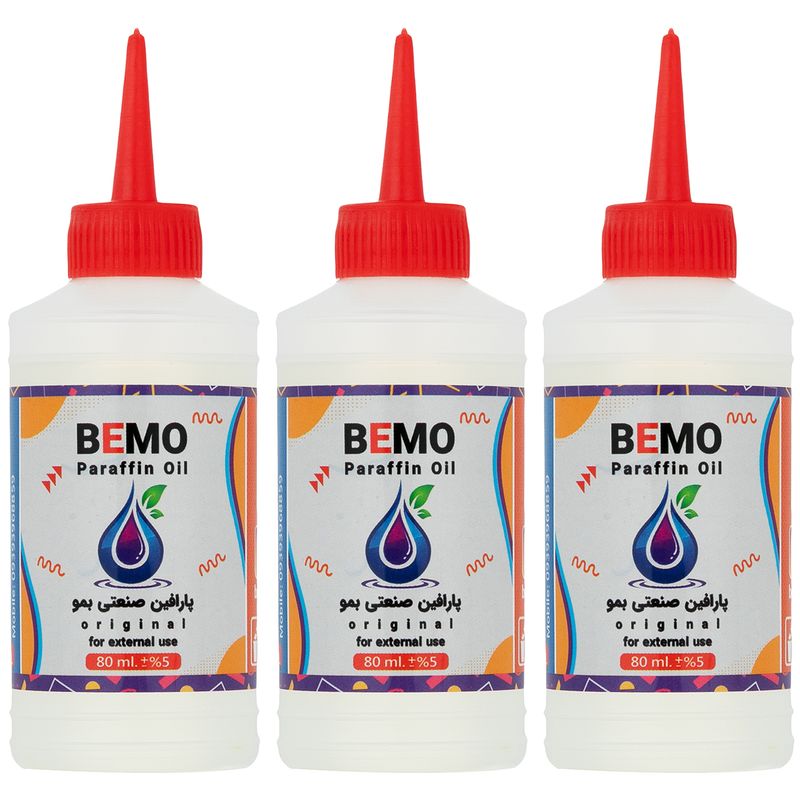 پارافین صنعتی بمو مدل s200 حجم 80 میلی لیتر بسته 3 عددی