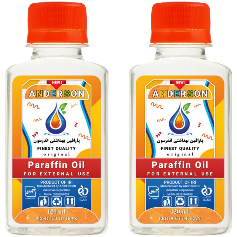 پارافین مایع اندرسون مدل b100 حجم 120 میلی لیتر بسته 2 عددی
