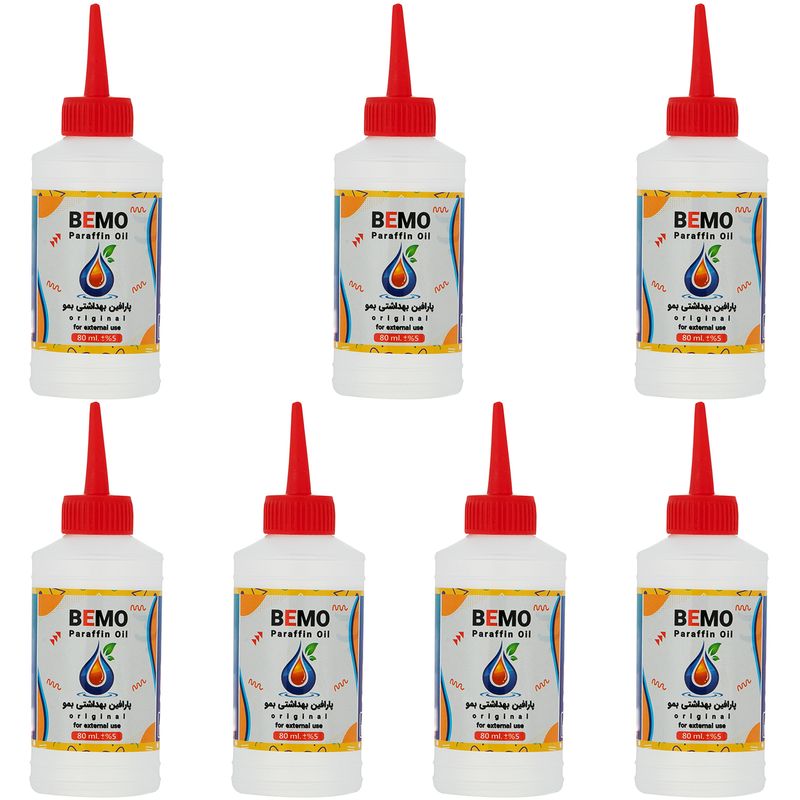 پارافین مایع بمو مدل b100 حجم 80 میلی لیتر بسته 7 عددی